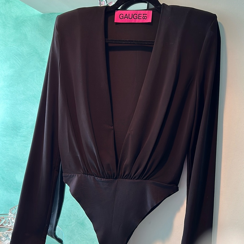 Gauge81 black bodysuit XS.